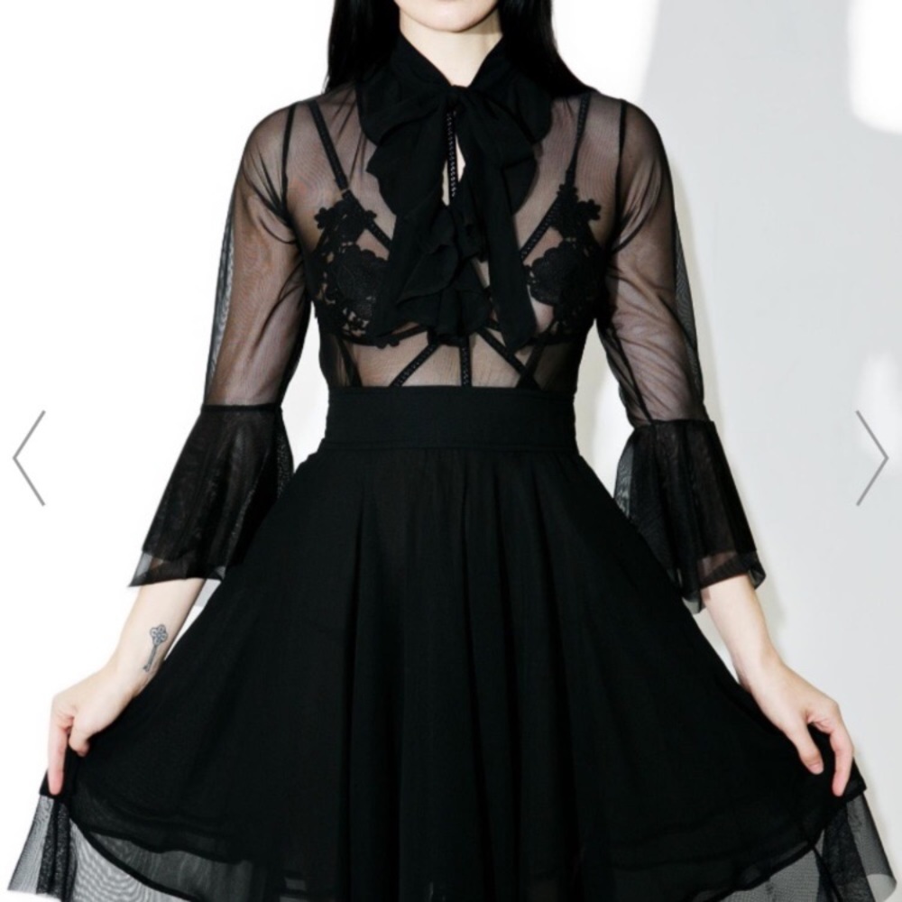 Killstar Decay Mesh Dress